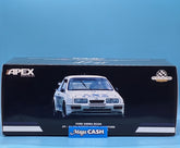 Apex Replicas Model Car - Ford Sierra Rs500 Allan Moffat/Hansford Racing #9 -1988 Sandown Winner - B18501E